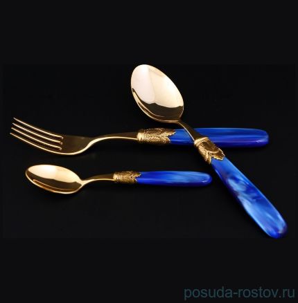 Столовые приборы 18 предметов &quot;Ischia Antique Gold /Blue Gold&quot; / 114525