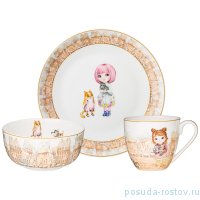 Детский набор посуды 3 предмета &quot;Fashion princess&quot; / 252086
