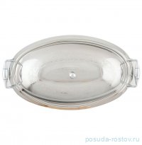 Поднос 40 х 24 см овальный с крышкой &quot;Arabesque Inox&quot; / 339775