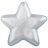 Блюдо 22 см Звезда &quot;Star silver shiny&quot; / 259917