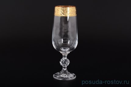 Бокалы для пива 280 мл 6 шт &quot;Клаудия /Орнамент на золоте&quot;  / 124720