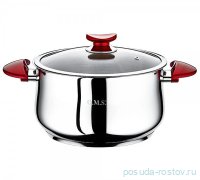 Кастрюля 22 х 12 см крышка стеклянная 4,3 л &quot;SINGLE COOKWARE&quot; ручки бакелит / 295966