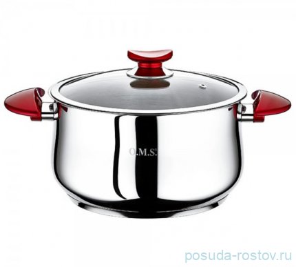 Кастрюля 22 х 12 см крышка стеклянная 4,3 л &quot;SINGLE COOKWARE&quot; ручки бакелит / 295966