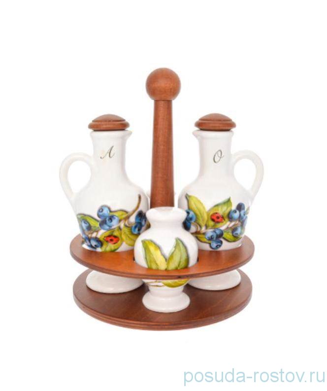 Набор для специй 5 предметов h-25 см "Artigianato ceramico /Лесные ягоды" / 243576