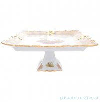 Блюдо 32 х 32 см квадратное н/н &quot;Корона /Аристократ /Охота бежевая&quot; / 274200