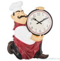 Часы настенные 35 х 25 х 5 см кварцевые &quot;CHEF KITCHEN&quot; / 187892