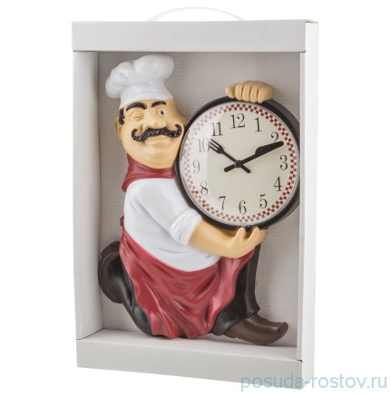 Часы настенные 35 х 25 х 5 см кварцевые &quot;CHEF KITCHEN&quot; / 187892