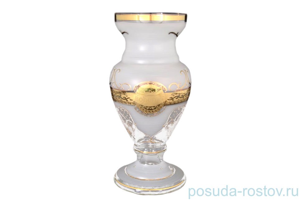 Ваза для цветов 30 см "Богемия /Антик золото" B-G / 061607