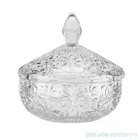Ваза для конфет 15 см с крышкой &quot;Персей /Без декора&quot; / 036849