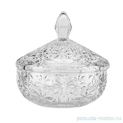 Ваза для конфет 15 см с крышкой &quot;Персей /Без декора&quot; / 036849