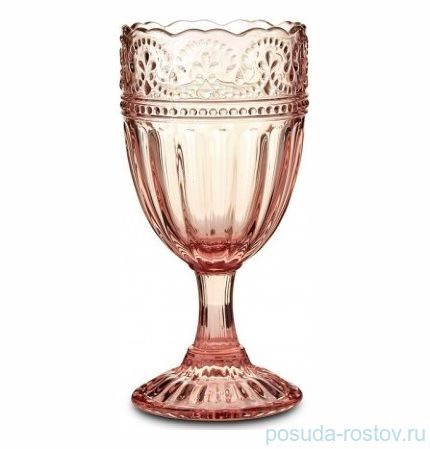 Бокалы для красного вина 260 мл 6 шт &quot;Кружево /коралловые&quot; / 165574
