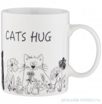 Кружка 340 мл &quot;Котомания /Cats hug&quot; / 312883