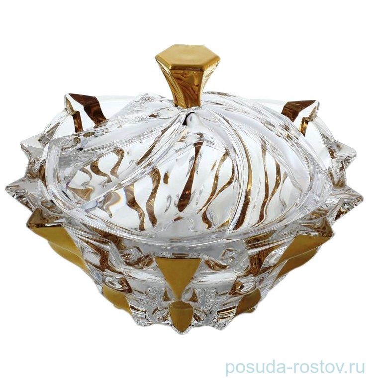 Конфетница 21 см с крышкой "Самба /Золотая рабсодия" / 139347