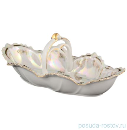 Корзинка 30 см &quot;Корона /Мадонна перламутр&quot; / 053705