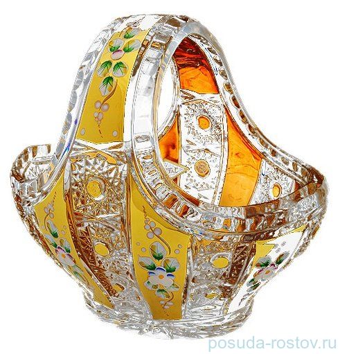 Корзинка 10 см "Хрусталь с золотом" / 033546