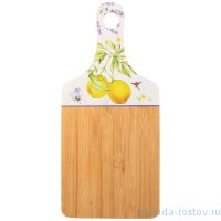 Доска разделочная 35 х 16 х 0,9 см &quot;Лимоны /Agness&quot; / 225295
