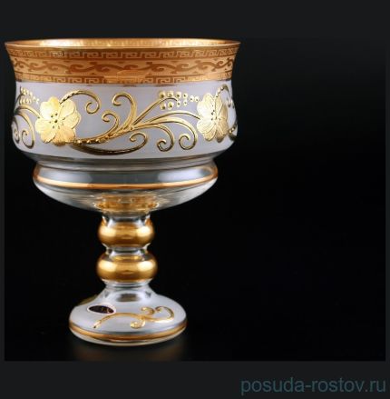 Конфетница 13 см н/н золото &quot;Star Crystal /Антик золотой цветок&quot; / 099581