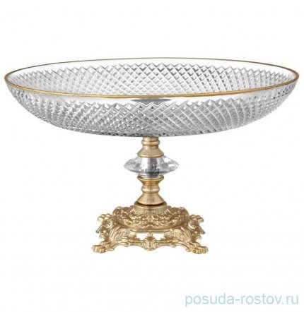 Блюдо 22 x 10 см круглое н/н металл &quot;Prestij&quot; / 292555
