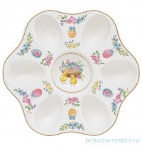Блюдо для яиц 21 см &quot;Цыплята и цветы /Spring Bloom&quot; / 369072
