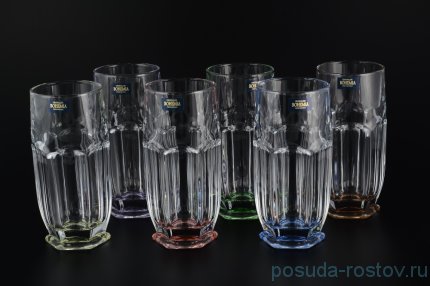 Стаканы для воды 300 мл 6 шт &quot;Сафари /Ассорти&quot; / 095937