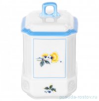 Ёмкость для специй 11 см Перец &quot;Соната /Цветы /Голубая кайма&quot; / 369806