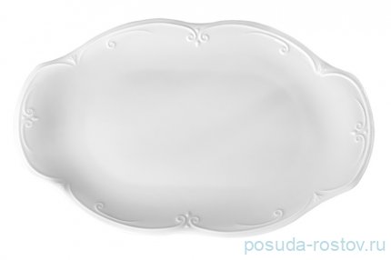 Блюдо 28 х 18 см овальное &quot;Камелия /Без декора&quot; / 139450