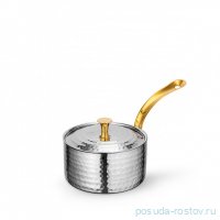 Кастрюля 12 x 6 см с крышкой мини с одной ручкой для подачи &quot;Hammered&quot;  / 370318