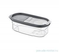 Контейнер 20 х 9,5 х 6 см для сыпучих пищевых продуктов с крышкой дозатором 600 мл Emhouse  / 343694