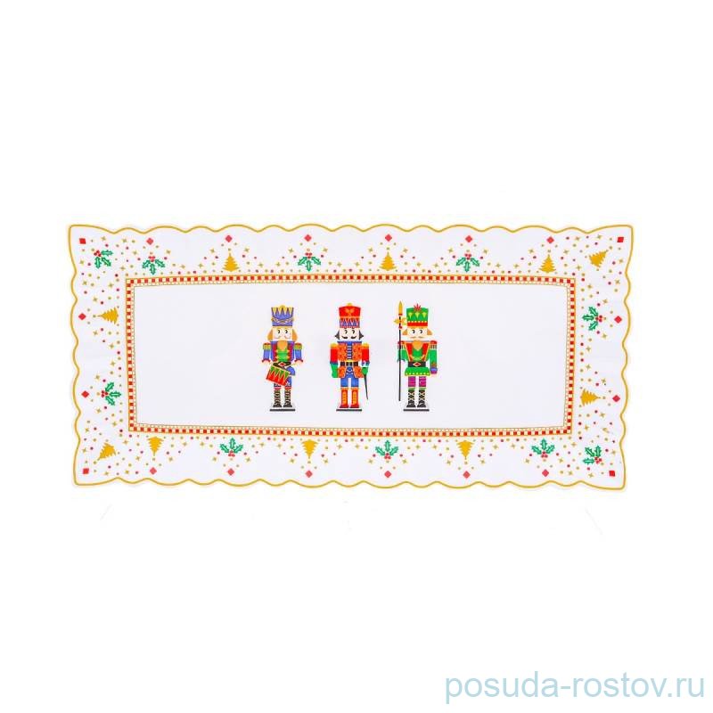 Блюдо 29 х 14 х 1,7 см прямоугольное "Christmas world /Щелкунчик" / 337514