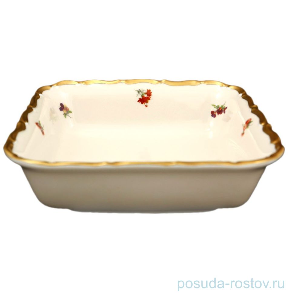 Салатник 16 см квадратный "Мария-Луиза /Полевые цветы /СК" / 117746
