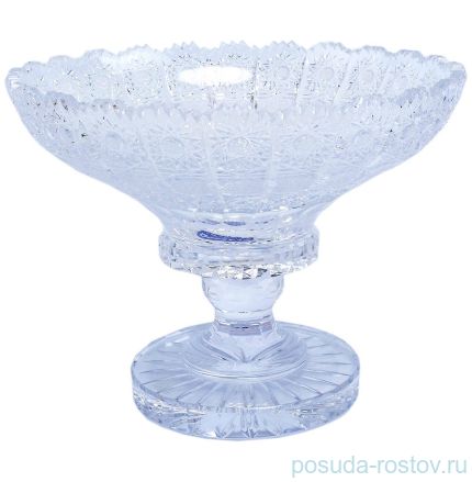 Ваза для конфет 20,5 см н/н &quot;Glasspo /Хрусталь резной&quot; / 011743