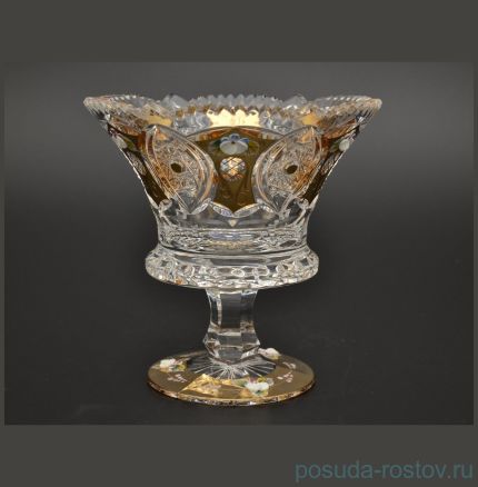 Вазочка 16 cм н/н &quot;Хрусталь с золотом&quot; / 013674