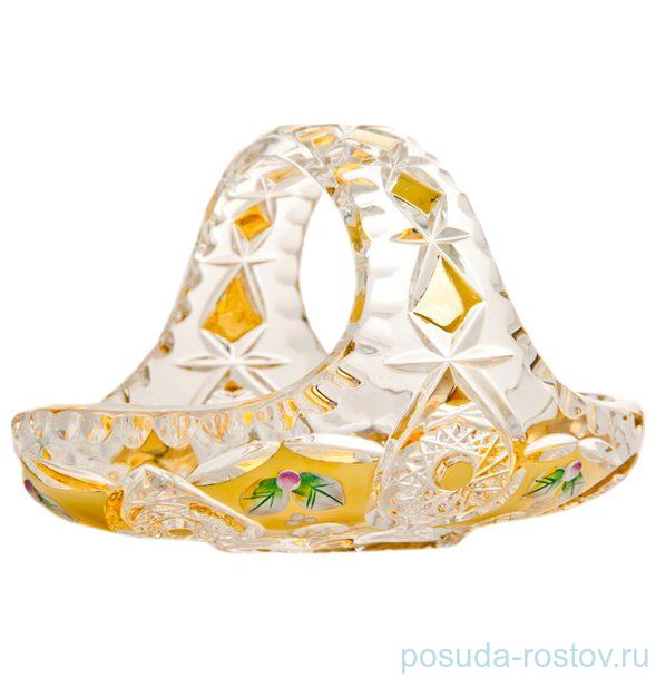 Корзинка 16 см "Хрусталь с золотом" / 006842
