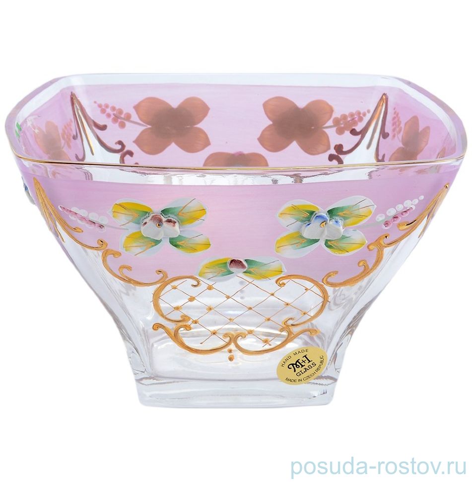 Ваза для конфет "Лепка розовая" U-R / 097898