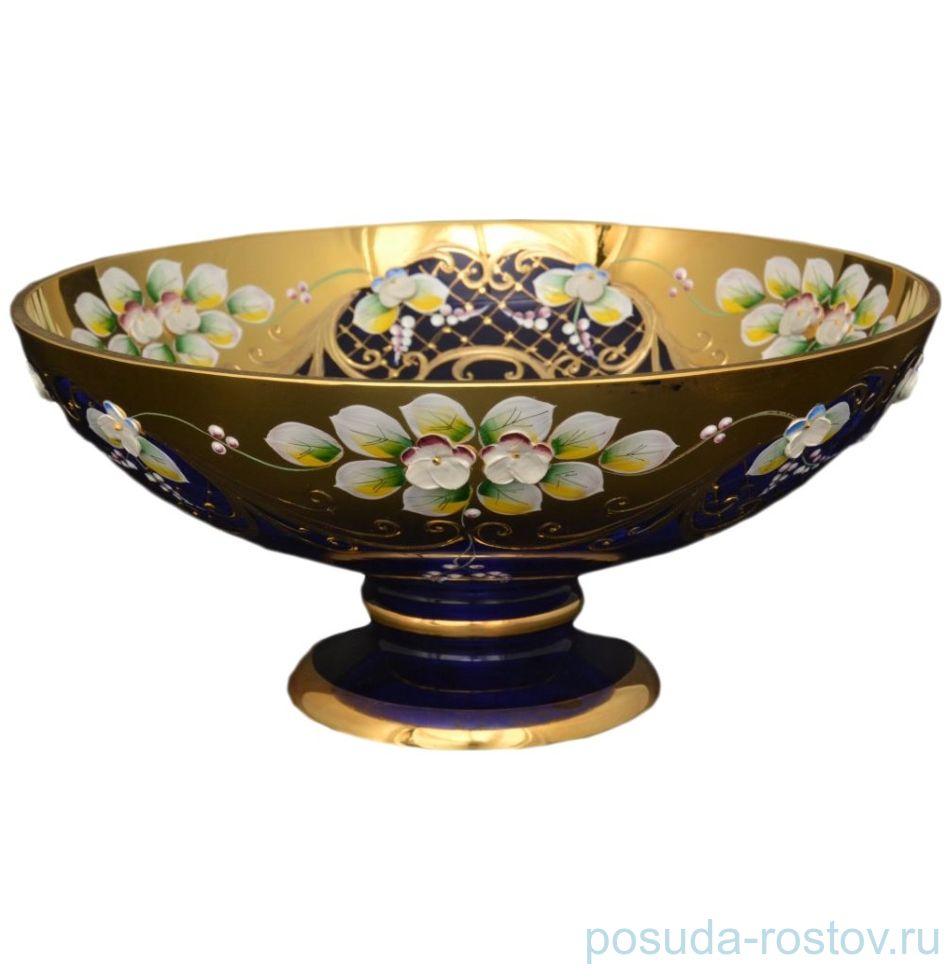 Фруктовница 27 см н/н "Лепка синяя" E-V / 033156
