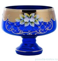 Ваза для конфет 23 см н/н &quot;Лепка синяя&quot; / 051660