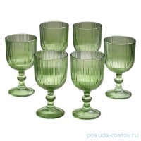 Набор бокалов simplicity green 6 шт 370 мл / 16 см / 367057