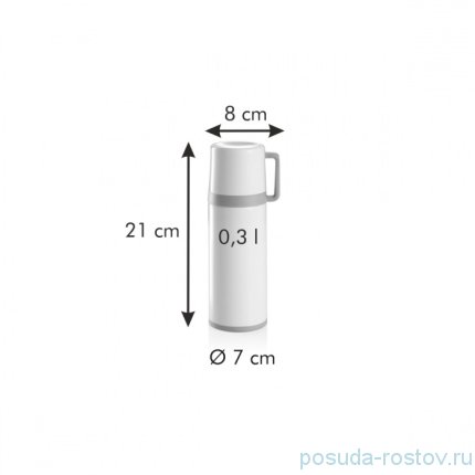 Термос 300 мл с кружкой &quot;Tescoma /CONSTANT CREAM&quot; / 168018