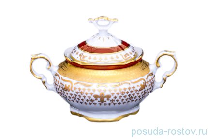 Сахарница 250 мл &quot;Мария-Луиза /Королевская лилия на красном&quot; / 203745