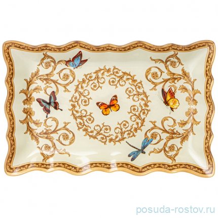 Блюдо 25 х 16 х 2,5 см прямоугольное &quot;Monogram&quot; (6шт.) / 346358