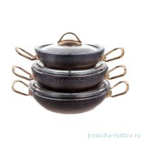 Набор омлетниц 6 предметов с антипригарным гранитным покрытием медь &quot;EGG PAN SETS&quot; / 169770