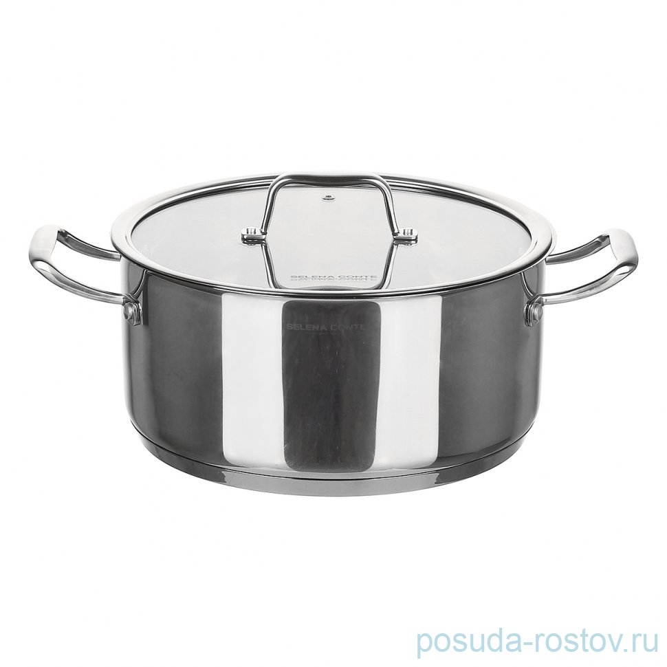 Кастрюля 28 см с крышкой 7,8 л "Roberto" / 366101