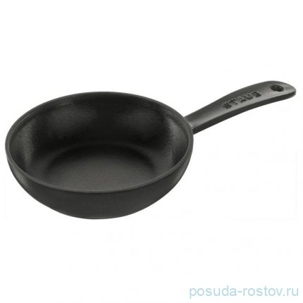 Сковорода 16 см с чугунной ручкой черная &quot;STAUB&quot; / 342584