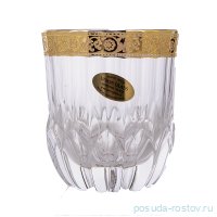 Стаканы для виски 350 мл 6 шт &quot;Адажио /Цветочный узор /Золото&quot; / 168097