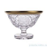 Ваза для фруктов 23 см н/н &quot;Роза /Золотой кант&quot; / 159624