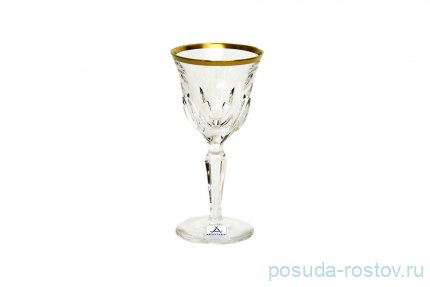 Рюмки 90 мл 6 шт &quot;Полаис /Золотая кайма&quot; / 065729
