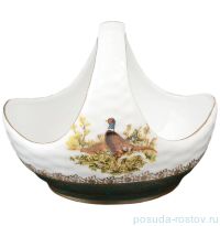 Корзинка 17 см &quot;Корона /Охота зелёная&quot; / 042348