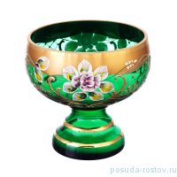 Конфетница 13 см н/н &quot;Лепка зелёная&quot; S-A / 151380