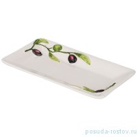 Блюдо 25 х 13 см прямоугольное &quot;Оливки&quot; / 215378