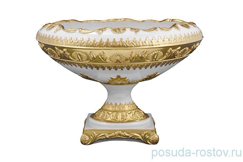 Фруктовница 36 см н/н "Cattin /Золотой узор" / 057113
